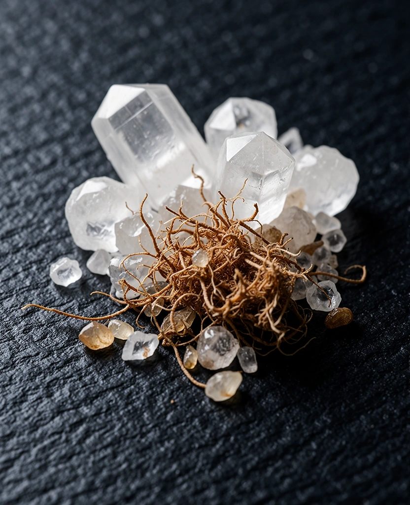 Pure mineral and botanical components